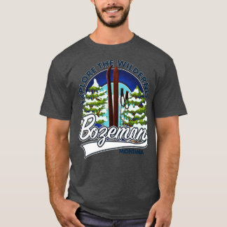Bozeman Montana ski 1 T-shirt