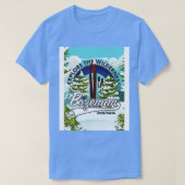 Bozeman Montana ski T-shirt (Design voorkant)