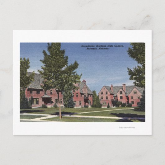 Bozeman, Montana - slaapzalen in de deelstaat Mont Briefkaart (Voorkant)