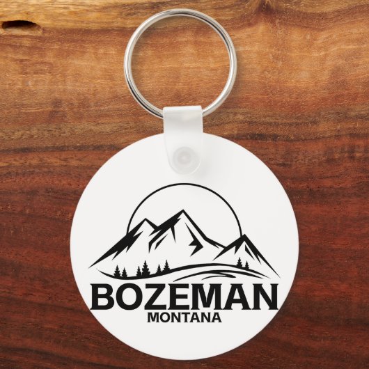 Bozeman, Montana Sleutelhanger (Voorkant)
