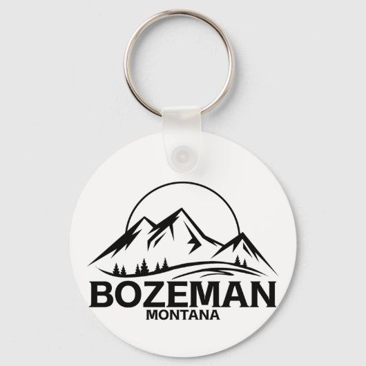 Bozeman, Montana Sleutelhanger (Achterkant)