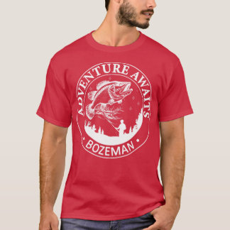 Bozeman Montana USA Avontuur wacht 2 T-shirt