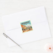  Bozeman Montana Vierkante Sticker (Envelop)