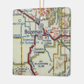 Bozeman MT  kaart Keramisch Ornament (Links)
