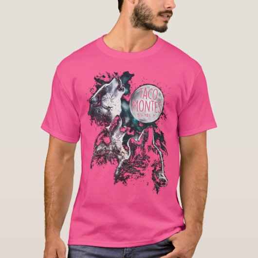 Bozeman Mt Montana Restaurant Wolf Mexicaans Eten T-shirt (Voorkant)