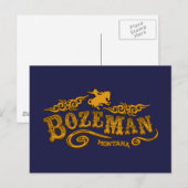 Bozeman Saloon Briefkaart (Voorkant / Achterkant)