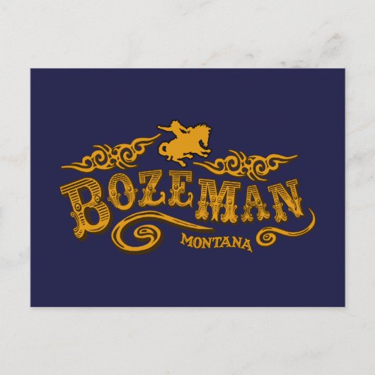 Bozeman Saloon Briefkaart (Voorkant)