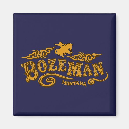 Bozeman Saloon Magneet (Voorkant)