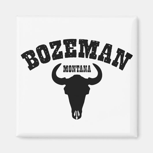 Bozeman Steer Magneet (Voorkant)