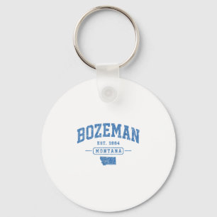 Bozeman vintage sport Montana retro atletiek Sleutelhanger