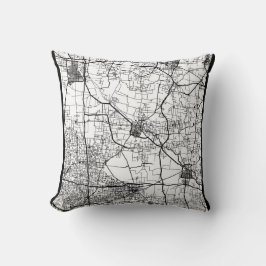 Bozhou China City Map Kussen