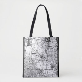 Bozhou China City Map Tote Bag