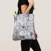 Bozhou China Stadkaart Tote Bag (Dichtbij)