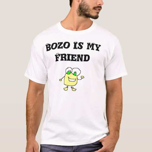 Bozo is mijn vriend t-shirt (Voorkant)