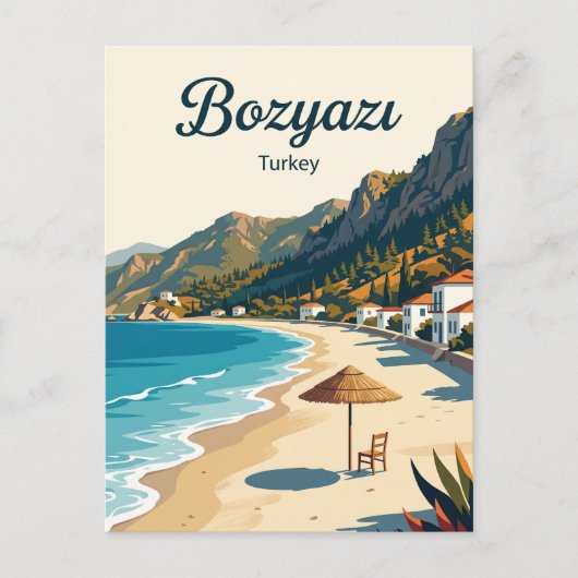 Bozyazı Turkije Briefkaart (Voorkant)