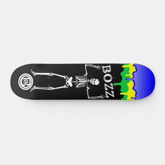 BOZZ Skeleton BRAZIL Skateboard (Horizontaal)