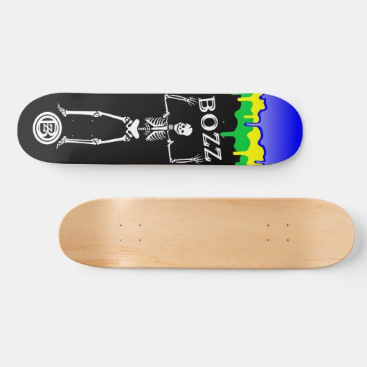 BOZZ Skeleton BRAZIL Skateboard (Horizontaal)