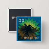bp=badpeople vierkante button 5,1 cm (Voorkant /achterkant)