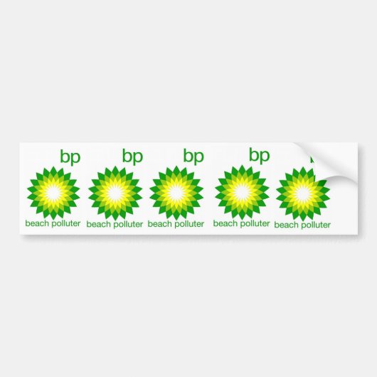 BP Beach Polluter Sticker (Voorkant)