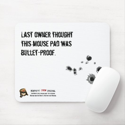 BP-bemanning "Bullet-proof" Mousepad Muismat (Met muis)