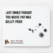BP-bemanning "Bullet-proof" Mousepad Muismat (Voorkant)