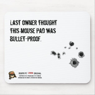BP-bemanning "Bullet-proof" Mousepad Muismat