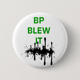 BP blauw het Ronde Button 5,7 Cm