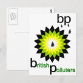BP: Britse vervuilers Briefkaart (Voorkant / Achterkant)