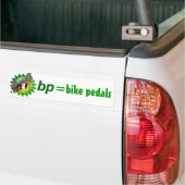 bp = fietsplaten bumpersticker (Op Truck)