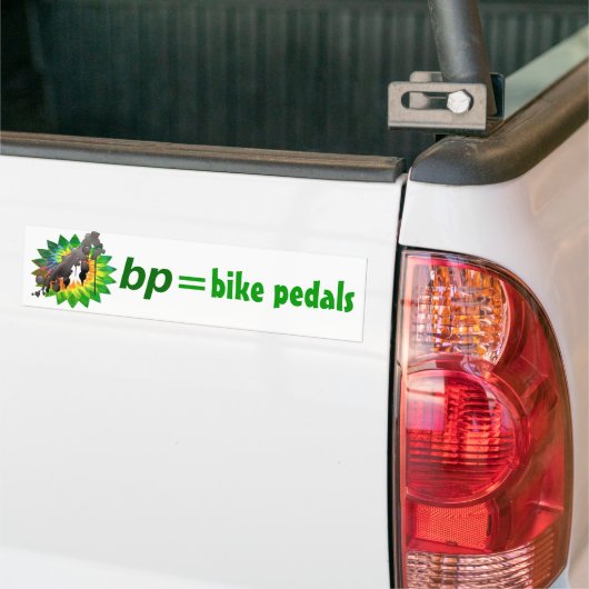 bp = fietsplaten bumpersticker (Op Truck)