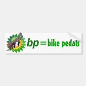 bp = fietsplaten bumpersticker (Voorkant)