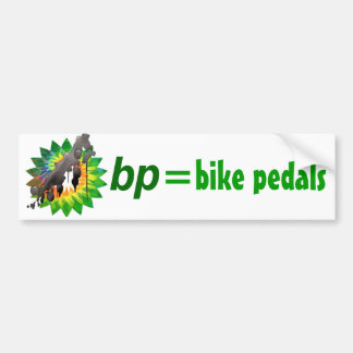 bp = fietsplaten bumpersticker
