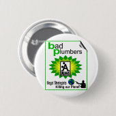 bp Humor T’ SHIRTEN Ronde Button 5,7 Cm (Voorkant /achterkant)