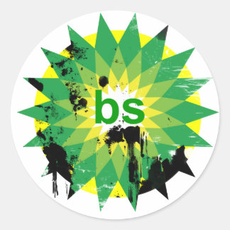 BP- of BS-stickers Ronde Sticker