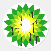 BP-olielek Ronde Sticker (Voorkant)