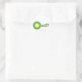 BP OLIERAMP WTF RONDE STICKER (Tas)