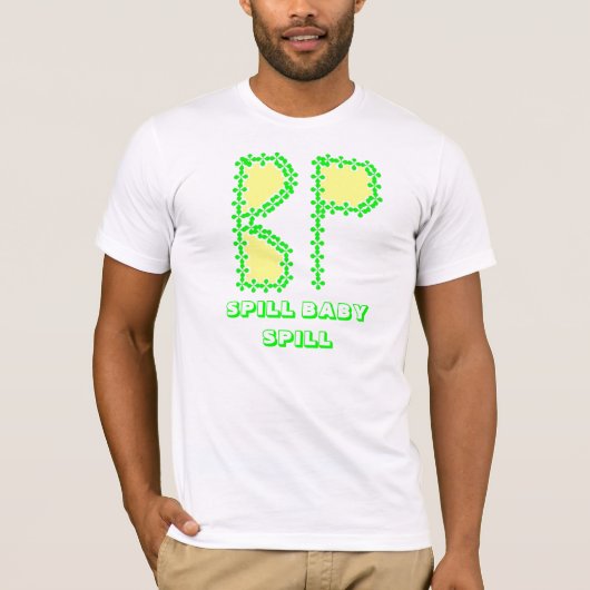 BP=OPLOSSENDE AMERIKAANSE WATERWATEREN T-SHIRT (Voorkant)