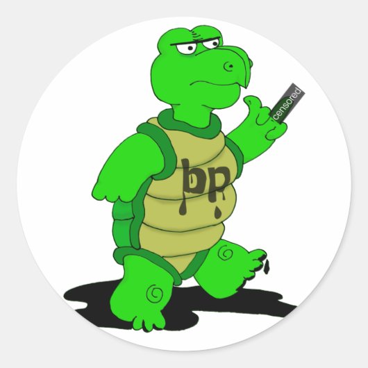 #%$! BP-sticker Ronde Sticker (Voorkant)