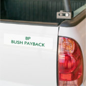 BP STRUIK PAYBACK BUMPERSTICKER (Op Truck)