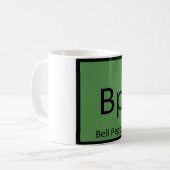 Bp - Tabelsymbool voor bleekkoperscheikunde Koffiemok (Voorkant links)