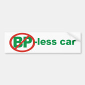BP-vrije auto Bumpersticker (Voorkant)