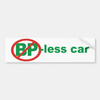BP-vrije auto Bumpersticker