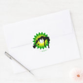 BP we brengen olie naar de Amerikaanse kusten Ronde Sticker (Envelop)