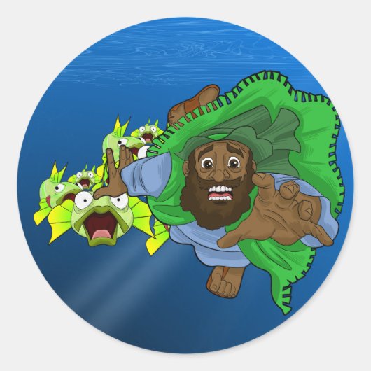 BPA Classic Ronde "Slik door een Vis" Sticker (Voorkant)