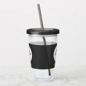 BPA Free Add Business Logo Tumbler Drinkware Acryl Drinkbeker (Links)
