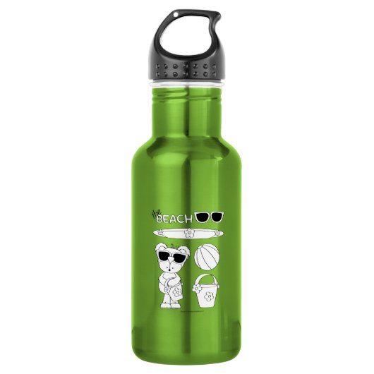 BPA FREE Beach Liberty Bottleworks Waterfles (Voorkant)