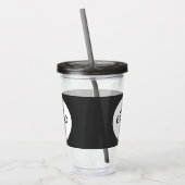 BPA Free Custom Business Logo Tumbler Drinkware Acryl Drinkbeker (Links)