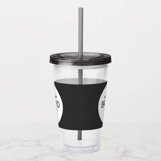 BPA Free Custom Business Logo Tumbler Drinkware Acryl Drinkbeker (Rechts)