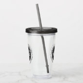 BPA Free Custom Logo Tumbler Drinkware Acryl Drinkbeker (Links)