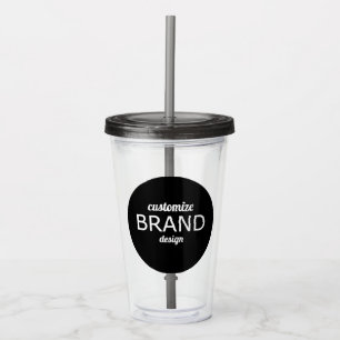 BPA Free Logo Tumbler Drinkware Acryl Drinkbeker